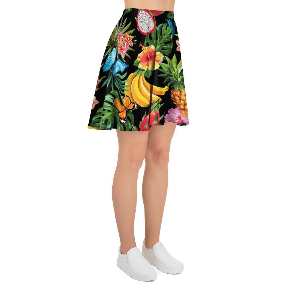 Tropical Fruit Hawaiian Print Women's Skirt-grizzshop