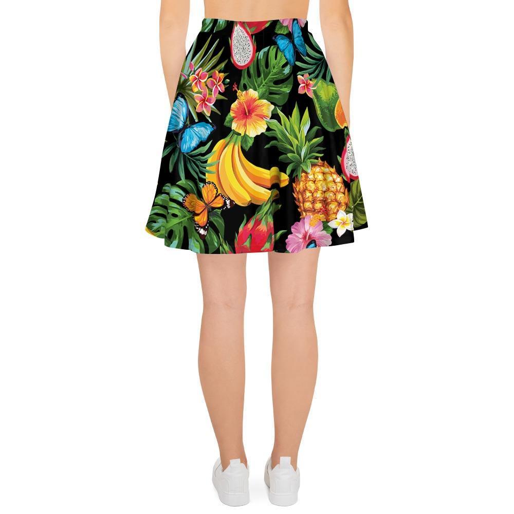 Tropical Fruit Hawaiian Print Women's Skirt-grizzshop