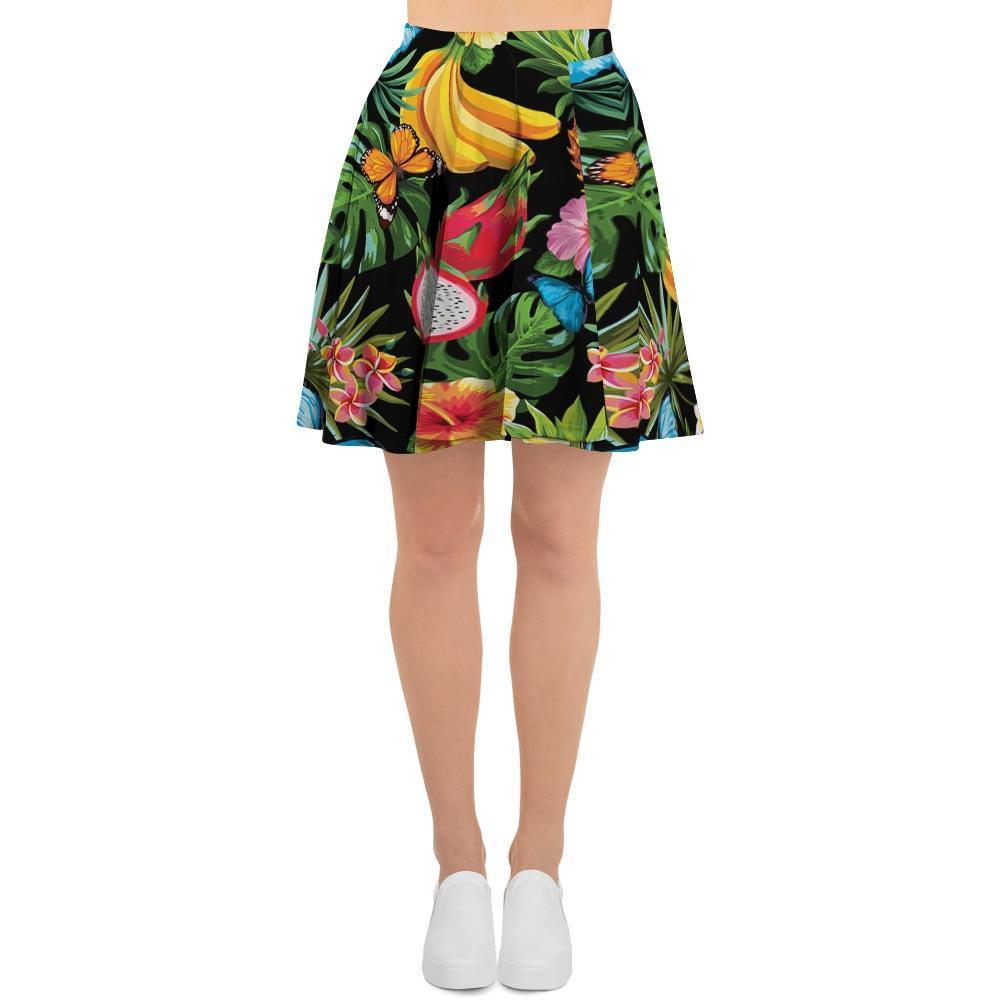 Tropical Fruit Hawaiian Print Women's Skirt-grizzshop