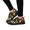 Tropical Fruit Hawaiian Print Women's Sneakers-grizzshop