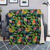 Tropical Hawaiian Floral Print Blanket-grizzshop