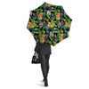 Tropical Hawaiian Floral Print Umbrella-grizzshop