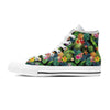 Tropical Hawaiian Floral Print Women's High Top Shoes-grizzshop