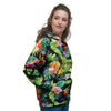 Tropical Hawaiian Floral Print Women's Hoodie-grizzshop