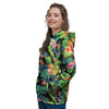 Tropical Hawaiian Floral Print Women's Hoodie-grizzshop