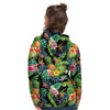 Tropical Hawaiian Floral Print Women's Hoodie-grizzshop