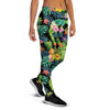 Tropical Hawaiian Floral Print Women's Joggers-grizzshop