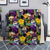 Tropical Hawaiian Skull Blanket-grizzshop