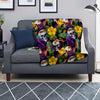 Tropical Hawaiian Skull Blanket-grizzshop