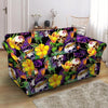 Tropical Hawaiian Skull Loveseat Cover-grizzshop