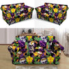 Tropical Hawaiian Skull Loveseat Cover-grizzshop