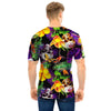 Tropical Hawaiian Skull Men T Shirt-grizzshop