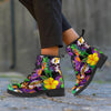 Tropical Hawaiian Skull Men's Boots-grizzshop