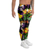 Tropical Hawaiian Skull Men's Leggings-grizzshop