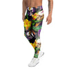 Tropical Hawaiian Skull Men's Leggings-grizzshop