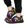 Tropical Hawaiian Skull Men's Sneakers-grizzshop