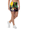 Tropical Hawaiian Skull Mini Skirt-grizzshop