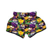 Tropical Hawaiian Skull Muay Thai Boxing Shorts-grizzshop