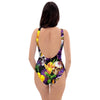 Tropical Hawaiian Skull One Piece Swimsuite-grizzshop