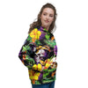 Tropical Hawaiian Skull Women's Hoodie-grizzshop