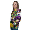 Tropical Hawaiian Skull Women's Hoodie-grizzshop