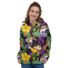 Tropical Hawaiian Skull Women's Hoodie-grizzshop