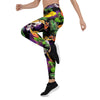 Tropical Hawaiian Skull Women's Leggings-grizzshop