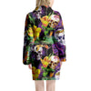 Tropical Hawaiian Skull Women's Robe-grizzshop