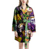 Tropical Hawaiian Skull Women's Robe-grizzshop