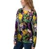 Tropical Hawaiian Skull Women's Sweatshirt-grizzshop