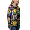 Tropical Hawaiian Skull Women's Sweatshirt-grizzshop