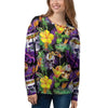 Tropical Hawaiian Skull Women's Sweatshirt-grizzshop