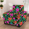 Tropical Hibiscus Floral Hawaiian Print Armchair Cover-grizzshop