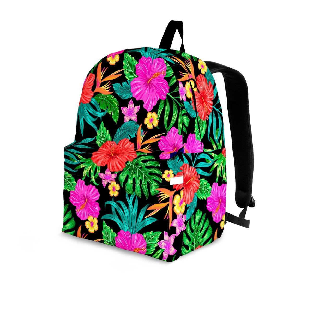 Tropical Hibiscus Floral Hawaiian Print Backpack-grizzshop