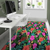 Tropical Hibiscus Floral Hawaiian Print Floor Mat-grizzshop