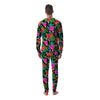 Tropical Hibiscus Floral Hawaiian Print Men's Pajamas-grizzshop