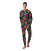 Tropical Hibiscus Floral Hawaiian Print Men's Pajamas-grizzshop