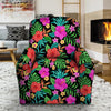 Tropical Hibiscus Floral Hawaiian Print Recliner Cover-grizzshop