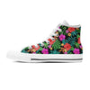 Tropical Hibiscus Floral Hawaiian Print Women's High Top Shoes-grizzshop