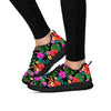 Tropical Hibiscus Floral Hawaiian Print Women's Sneakers-grizzshop