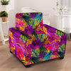 Tropical Hibiscus Flower Hawaiian Print Armchair Cover-grizzshop