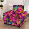 Tropical Hibiscus Flower Hawaiian Print Armchair Cover-grizzshop