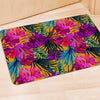 Tropical Hibiscus Flower Hawaiian Print Door Mat-grizzshop