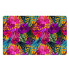 Tropical Hibiscus Flower Hawaiian Print Door Mat-grizzshop