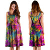 Tropical Hibiscus Flower Hawaiian Print Dress-grizzshop