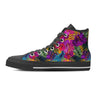 Tropical Hibiscus Flower Hawaiian Print Men's High Top Shoes-grizzshop