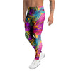 Tropical Hibiscus Flower Hawaiian Print Men's Leggings-grizzshop