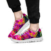 Tropical Hibiscus Flower Hawaiian Print Men's Sneakers-grizzshop