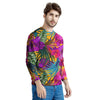 Tropical Hibiscus Flower Hawaiian Print Men's Sweatshirt-grizzshop