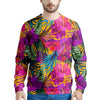 Tropical Hibiscus Flower Hawaiian Print Men's Sweatshirt-grizzshop